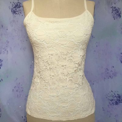 “Alise” Jacquard Cotton Lace Top